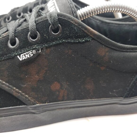 VANS Black Suede Shoes Mens 12 Style 721356 - Picture 6 of 8